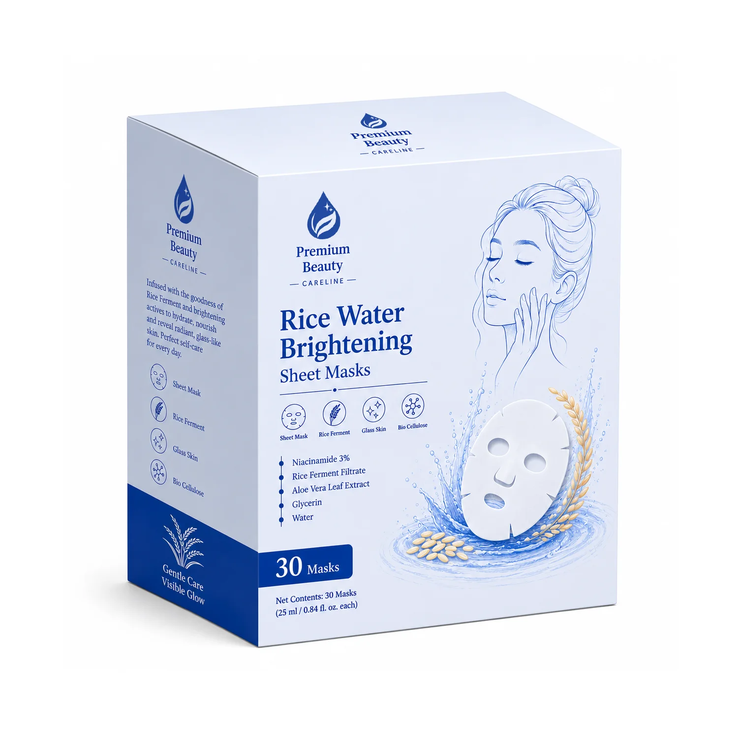 Rice Water Brightening Sheet Masks