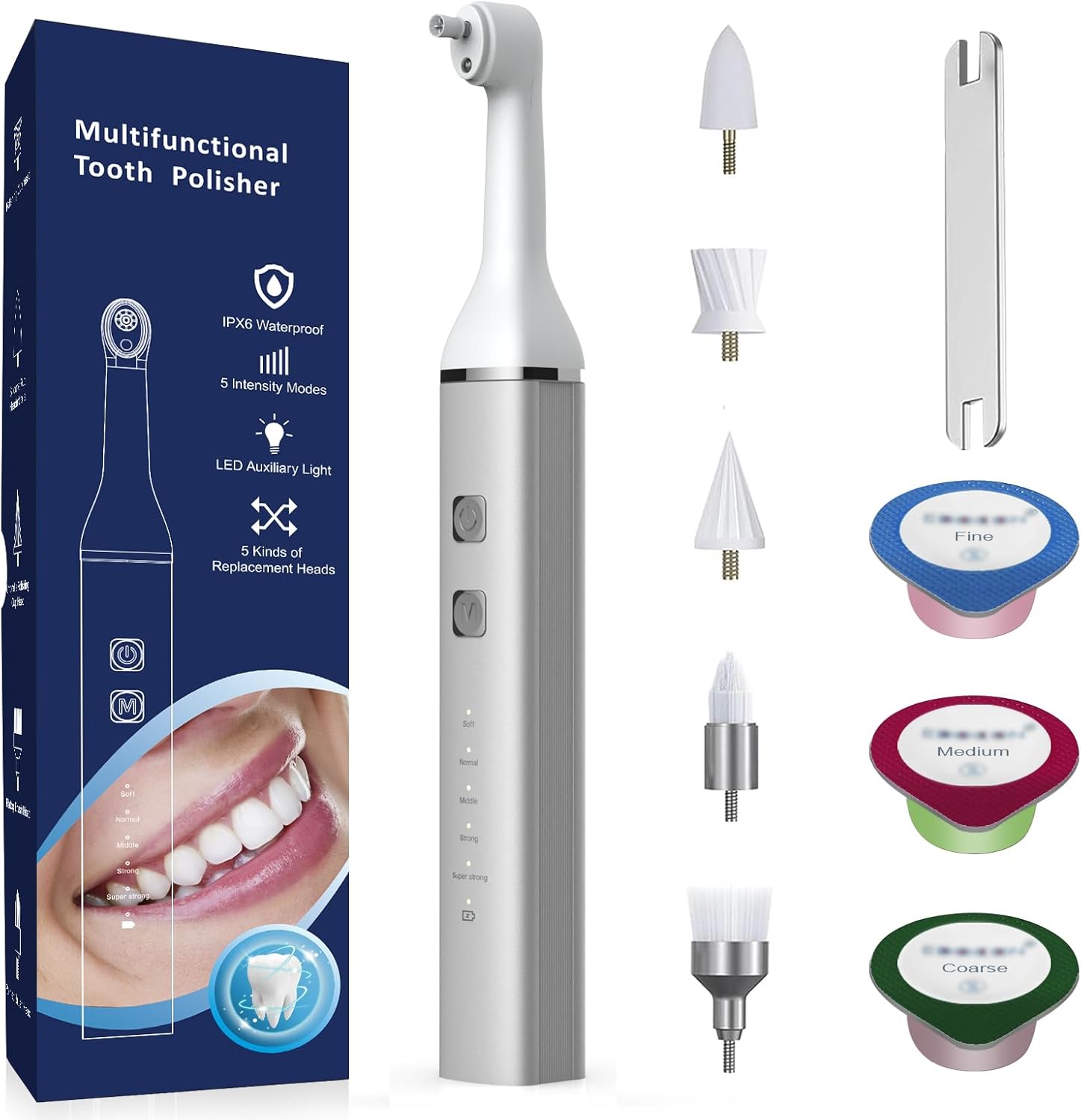 Electric Tooth Polisher Cleaning Kit