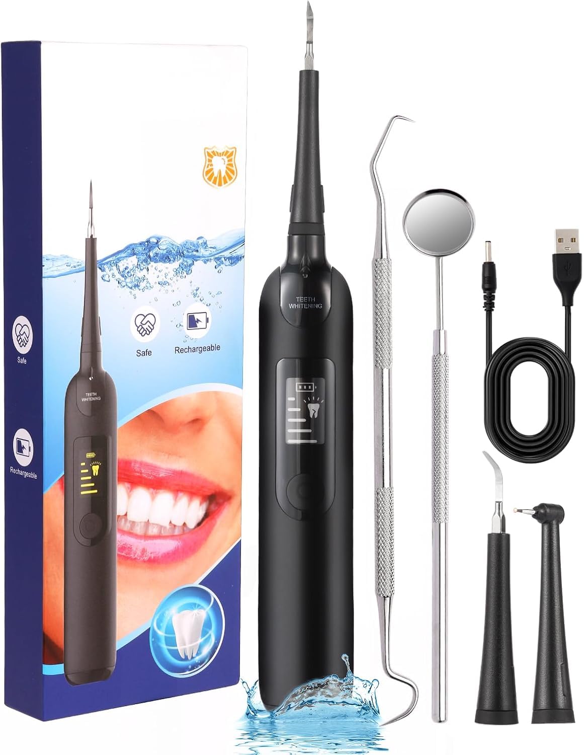 Ultrasonic Dental Plaque Remover Kit