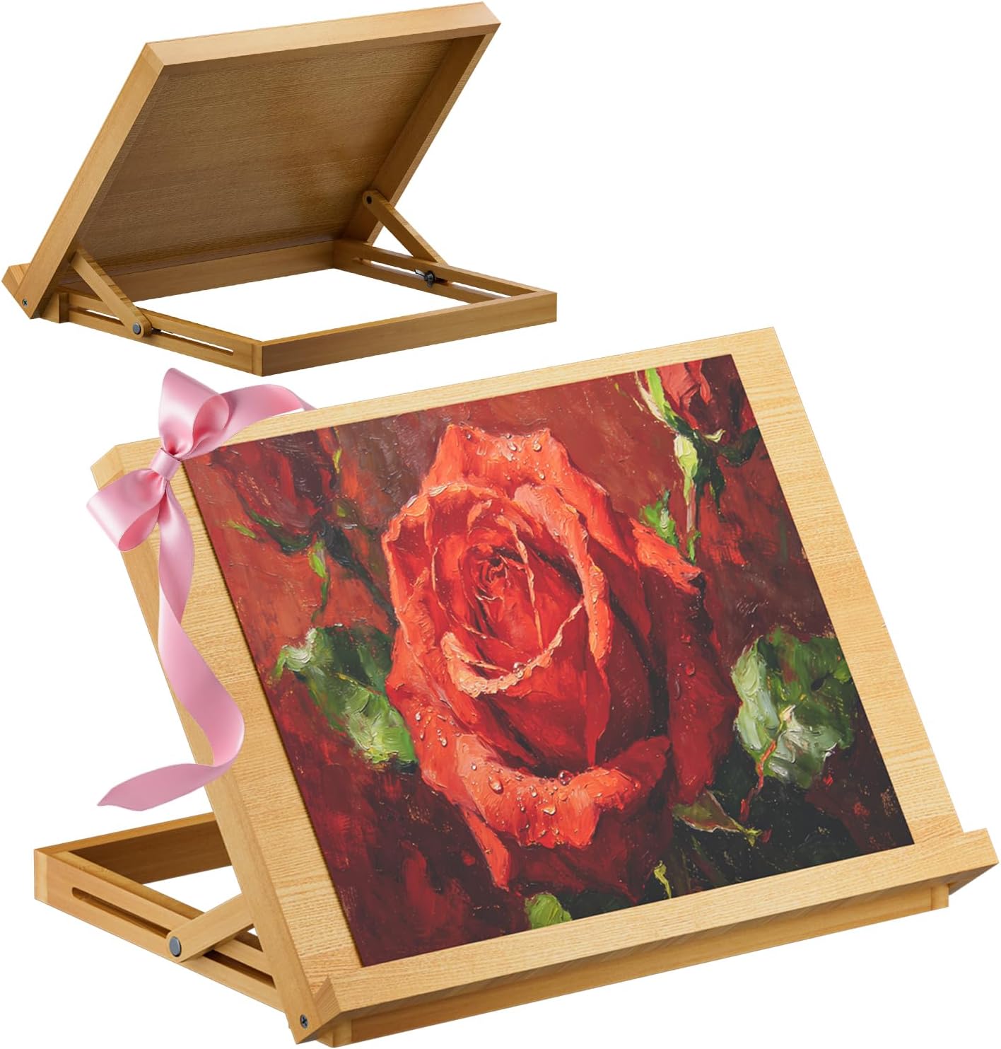 Adjustable Beechwood Tabletop Art Easel