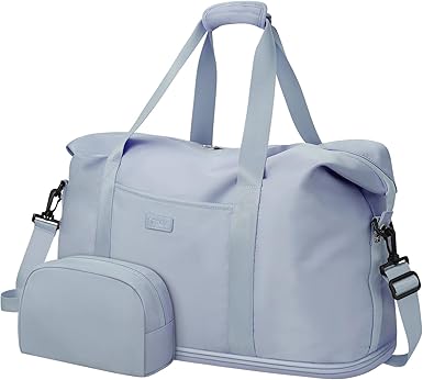 Expandable Travel Duffle Bag with Toiletry Bag