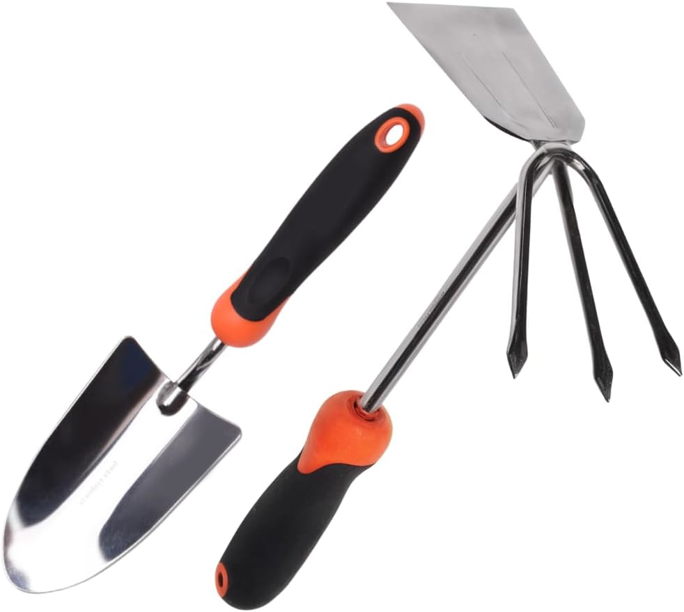 Garden Tool Set with Spade and Hoe Fork