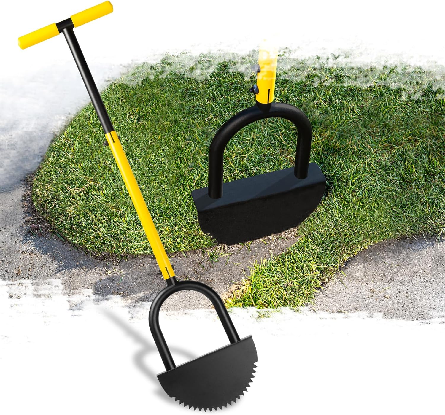 Manual Lawn Edger with Adjustable Handle