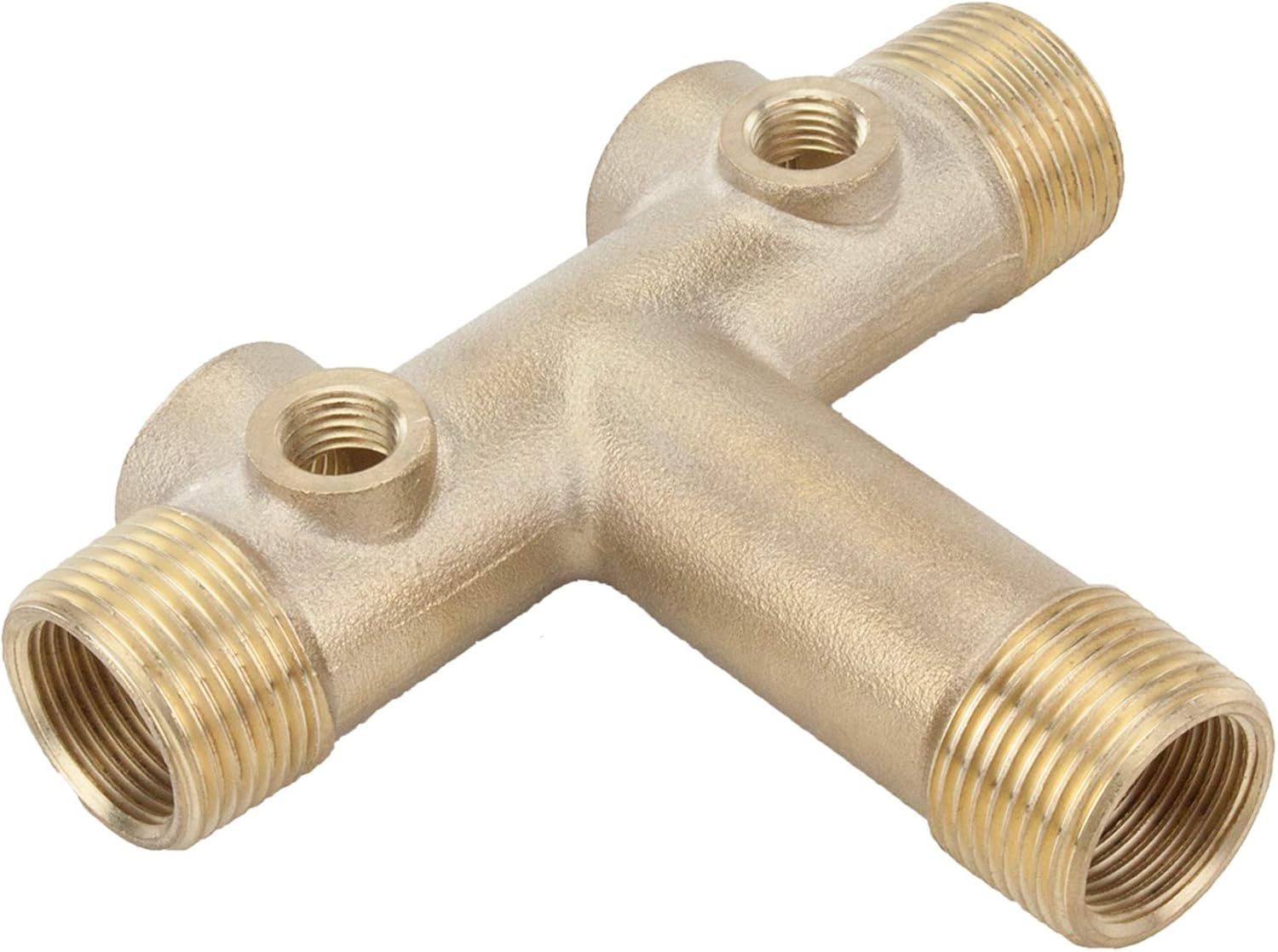 Brass Pressure Tank Tee with Multiple Ports