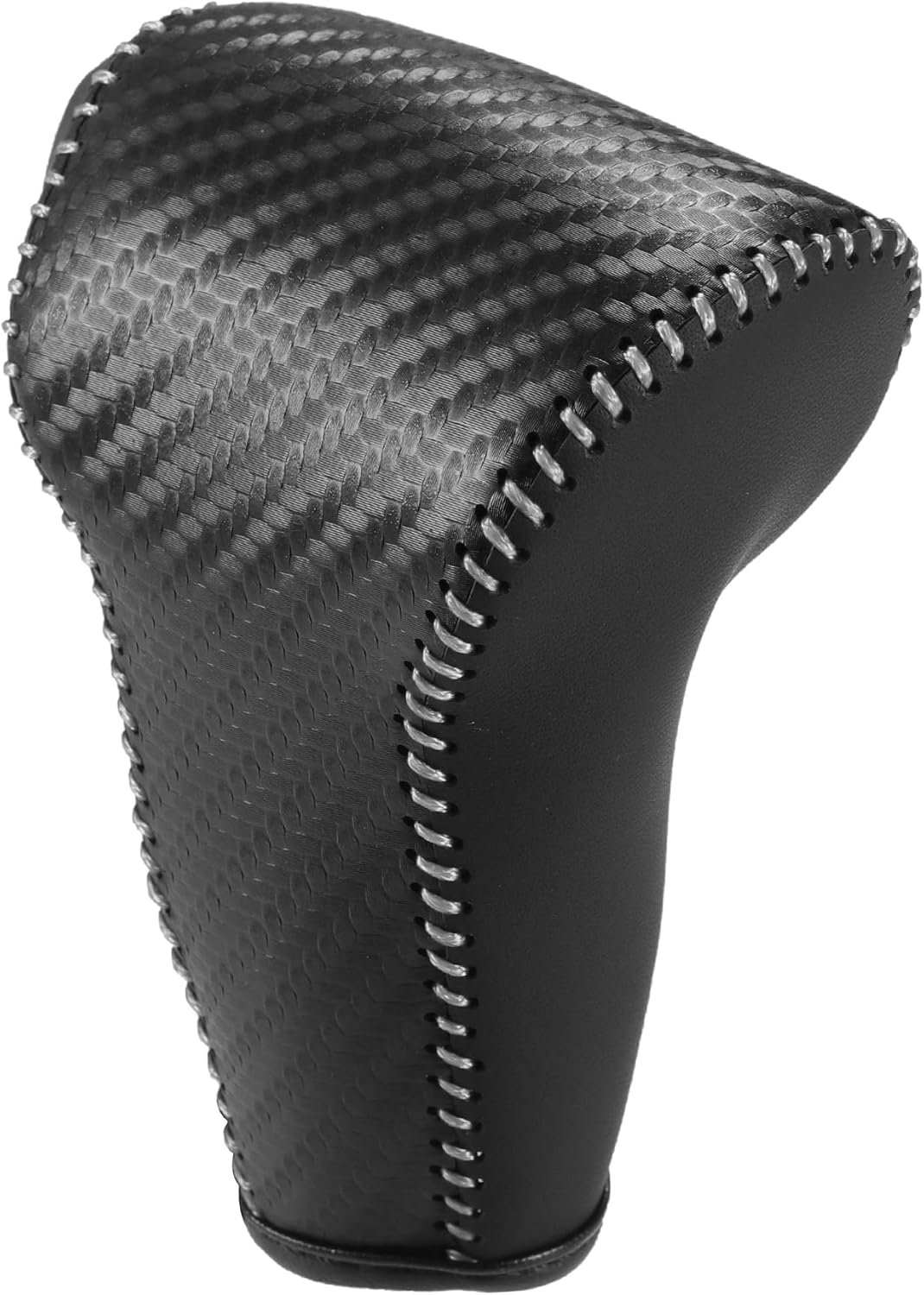 Automatic Gear Shift Knob Cover with Faux Leather Trim