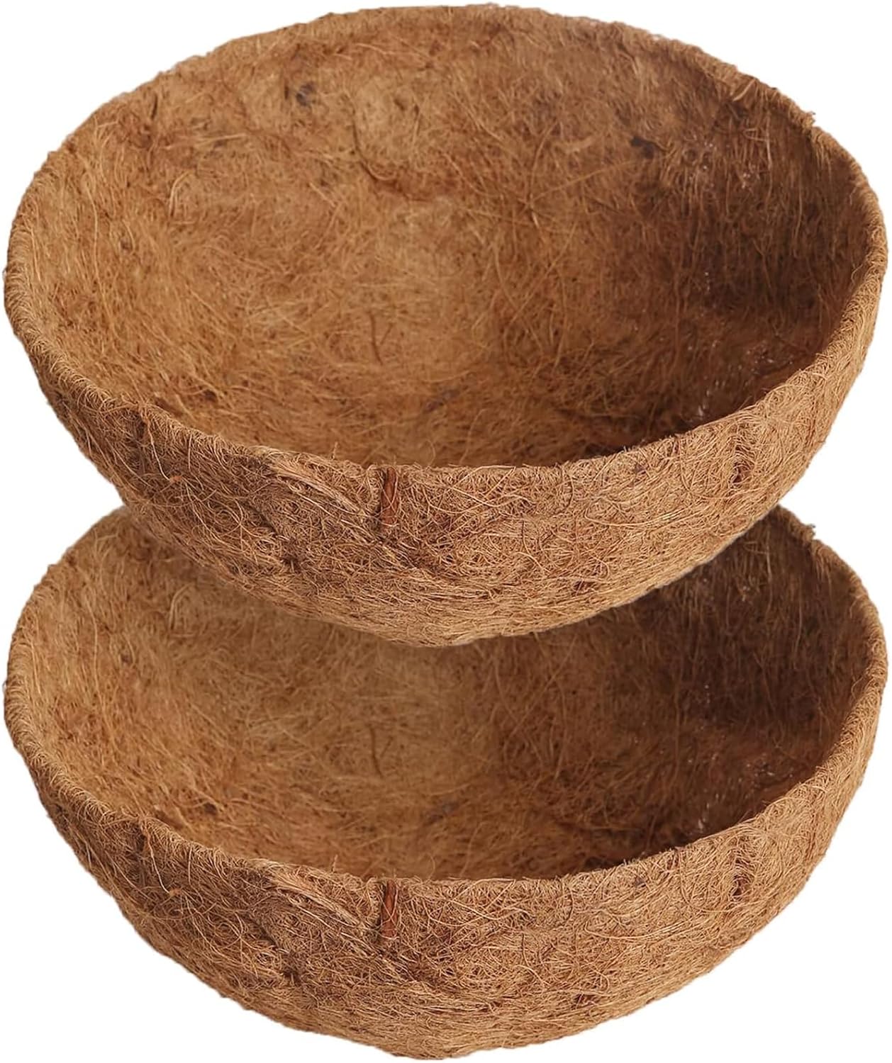 12 Inch Coconut Coir Hanging Basket Liners (2 Pack)