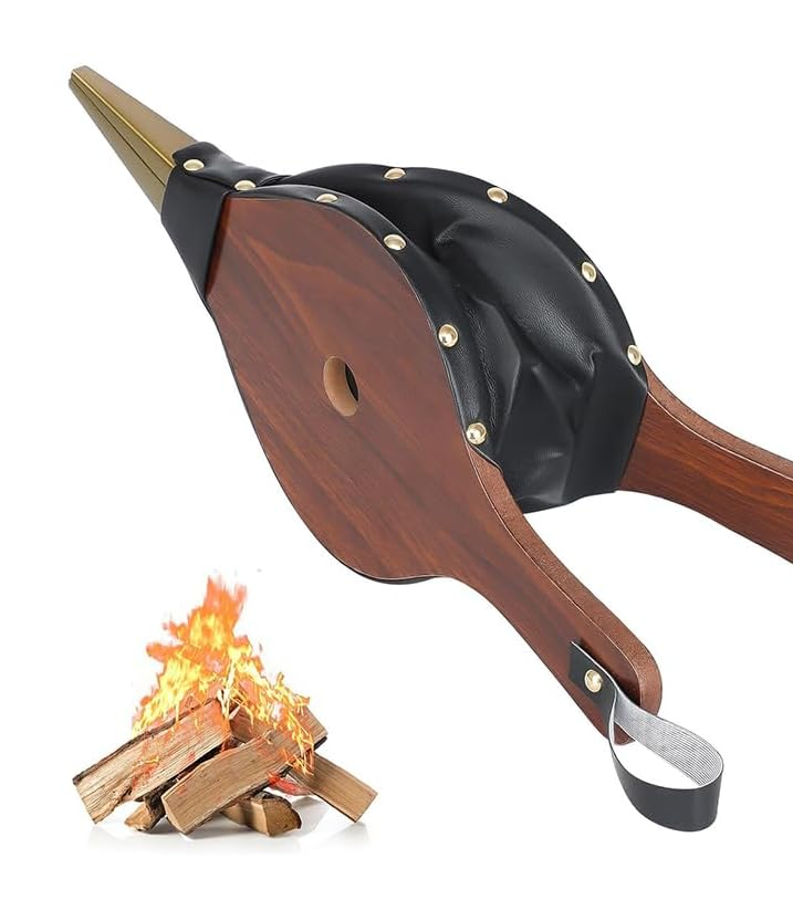 Fireplace Bellows – Manual Air Blower