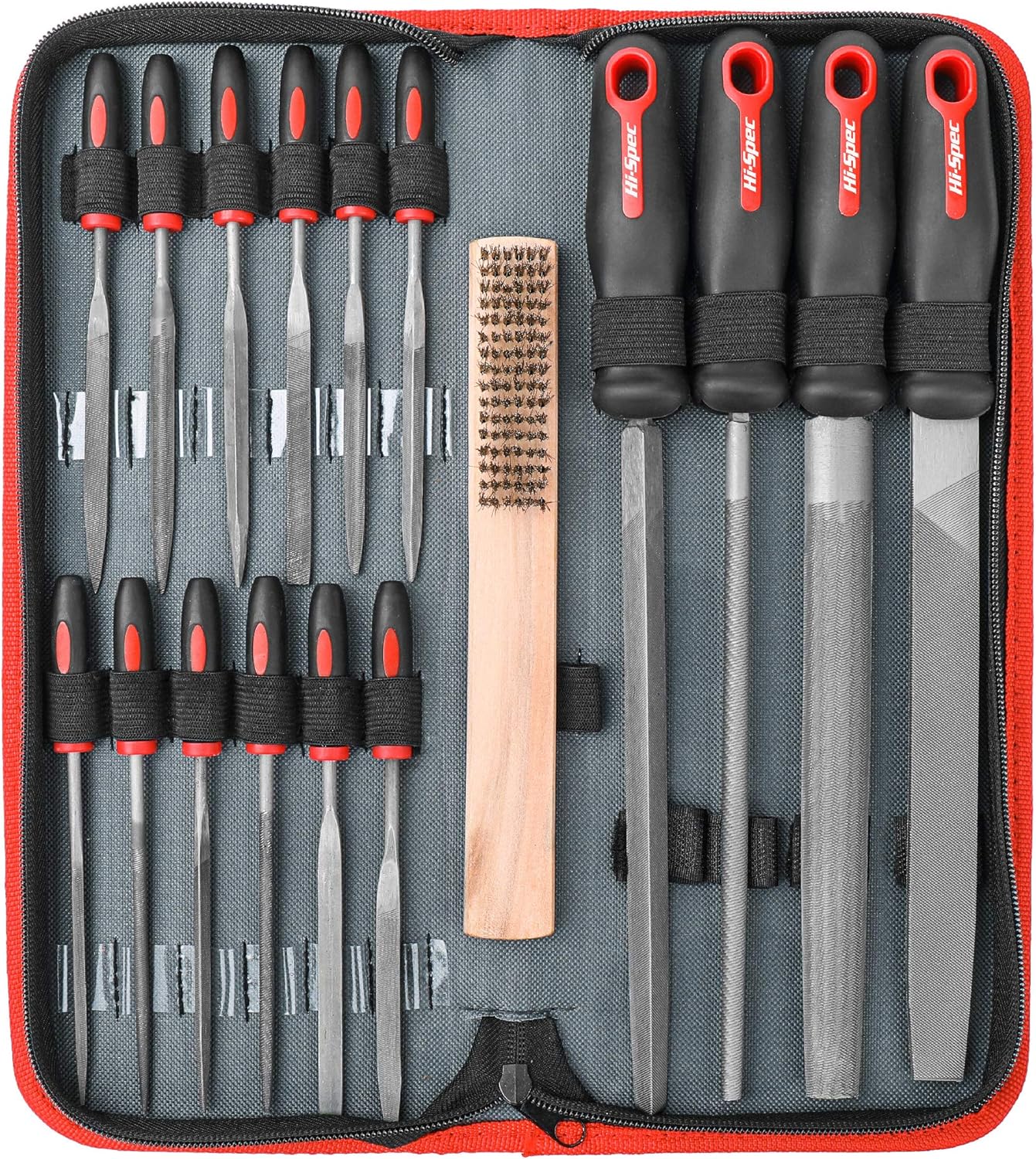 17 Piece Metal Hand & Needle File Tool Kit Set