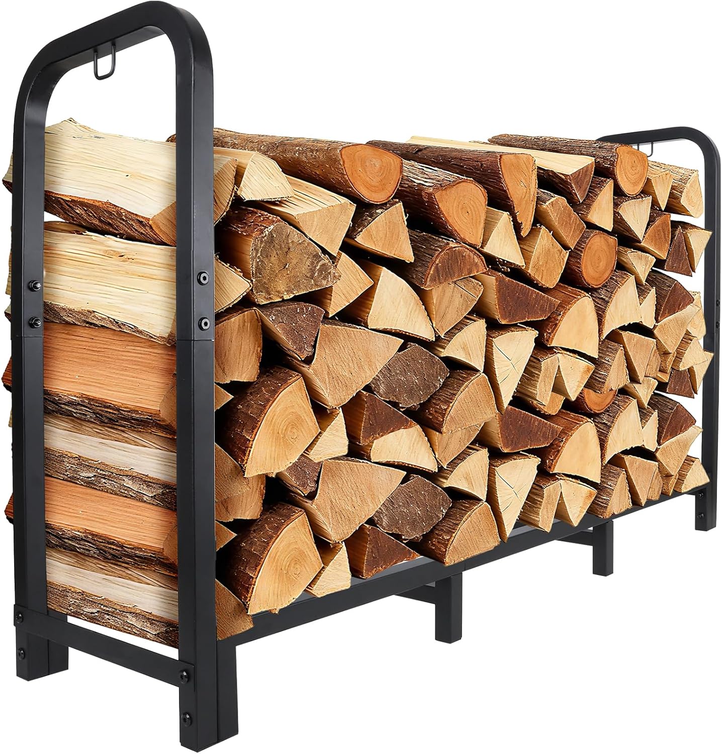 Luoieo Heavy Duty Firewood Rack 4 FT
