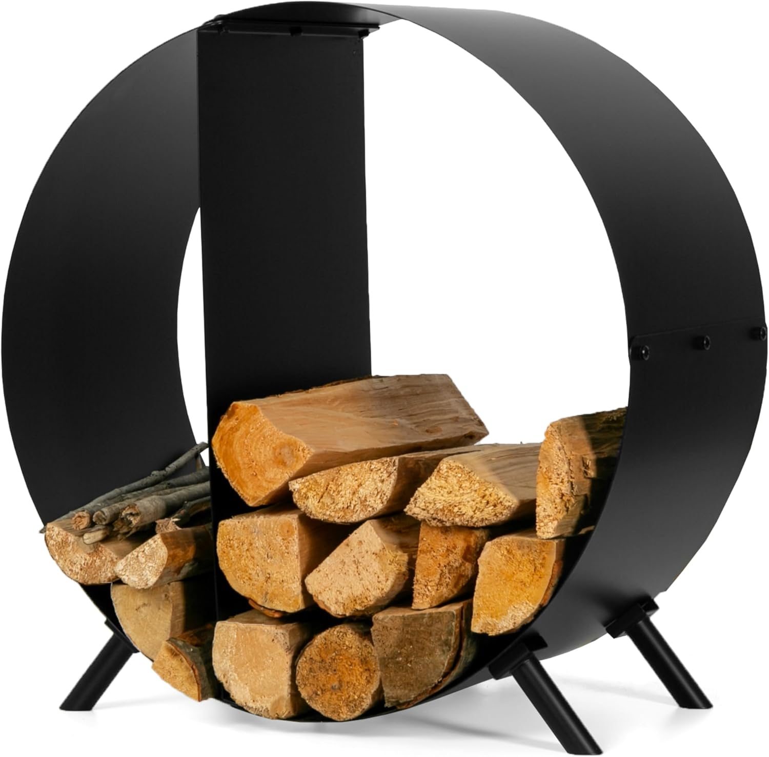 Iron Forge Tools Firewood Rack Outdoor Indoor Fire Wood Rack