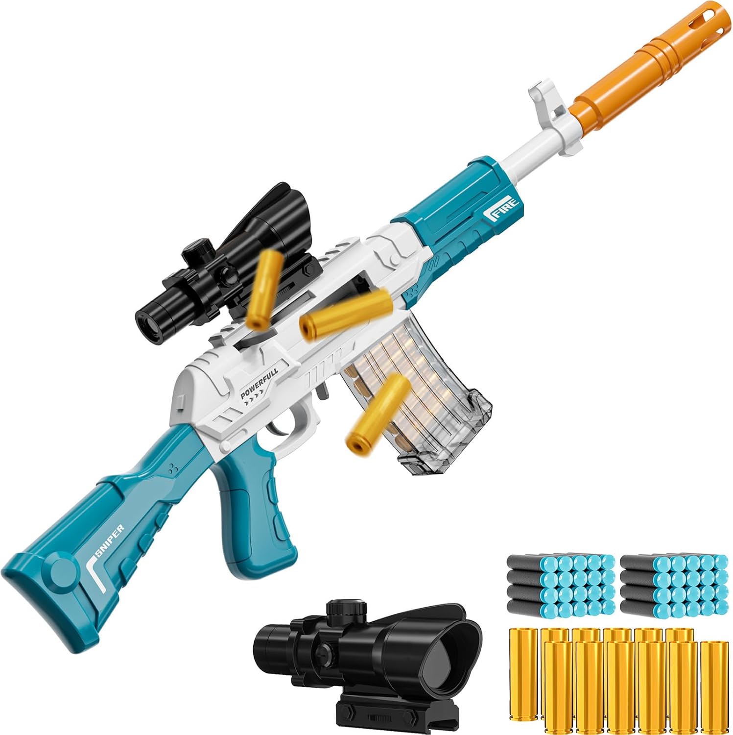 Foam Blaster Toy Gun for Kids Ages 6-14