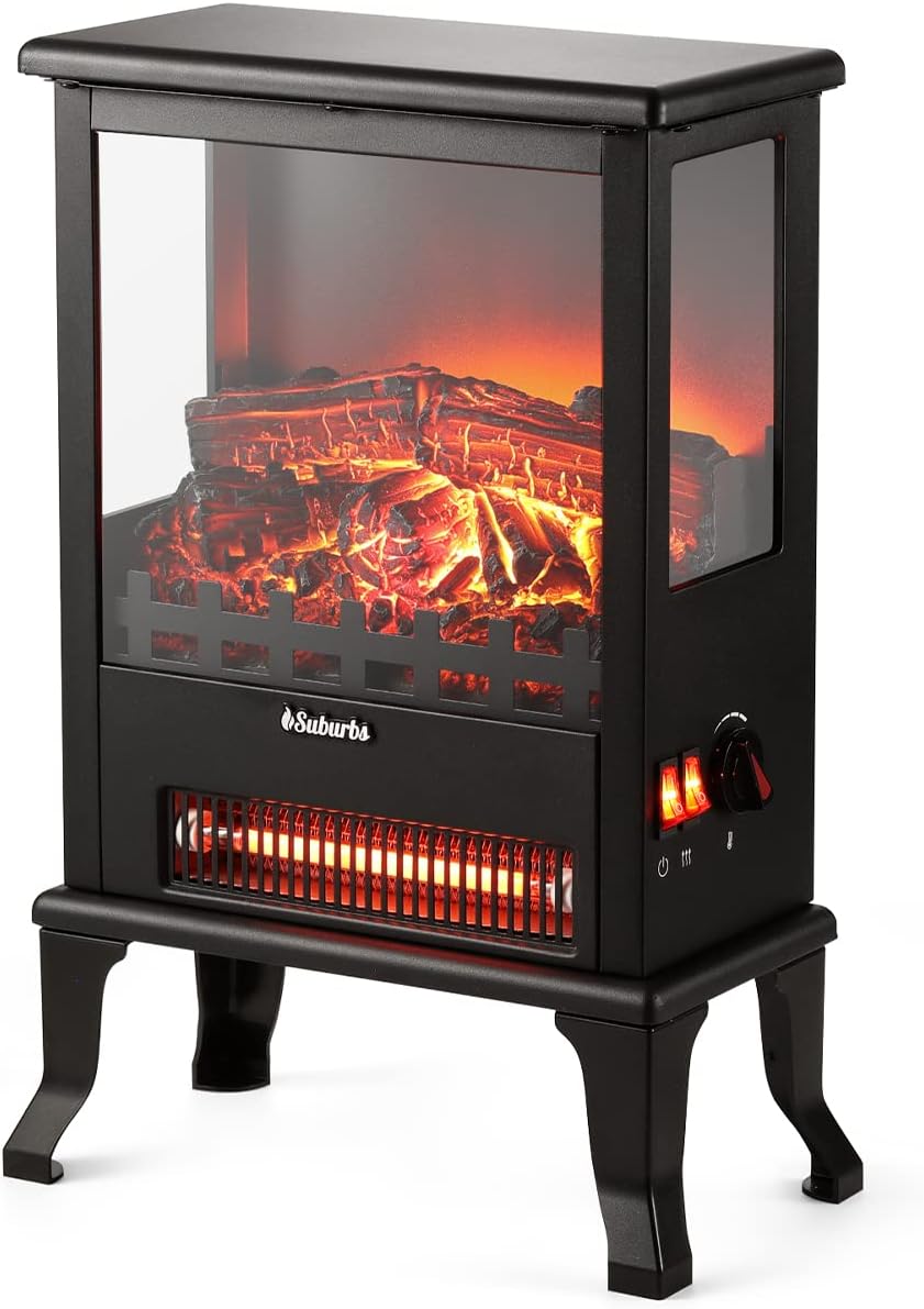 TURBRO Suburbs TS17Q Infrared Electric Fireplace Stove