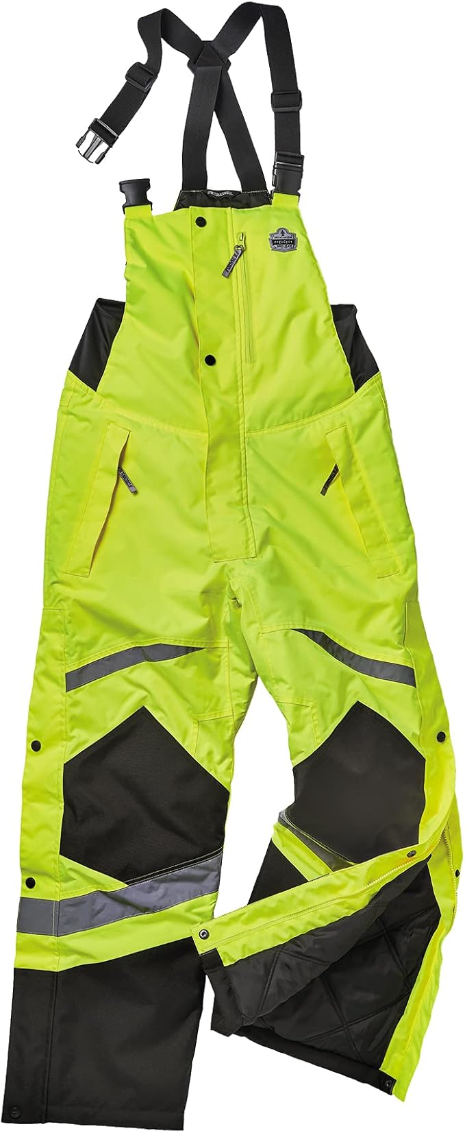 Ergodyne GloWear 8928 Insulated Thermal Bib Overalls High Visibility Weather-Resistant