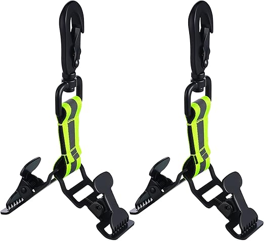 Yingzhao 2 Pieces Firefighter Glove Clip for Work Safety Glove Holder
