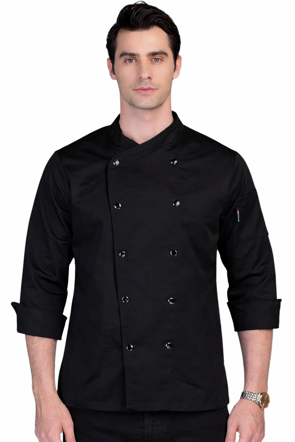 Men's Long Sleeve Classic Double Breasted Chef Coat
