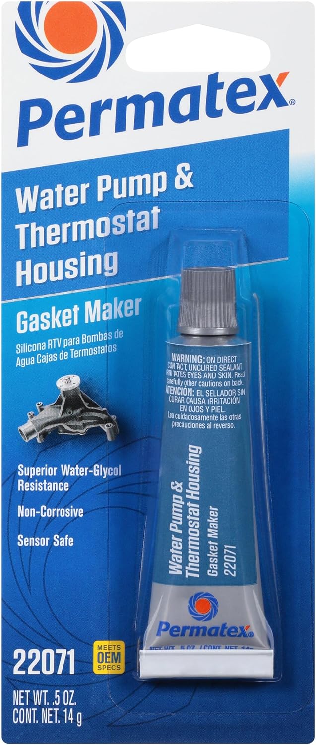 Permatex 22071 Water Pump and Thermostat RTV Silicone Gasket