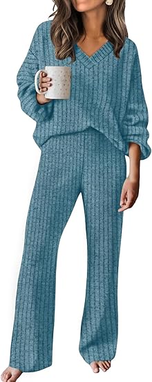 Lounge Sets for Women Vacation Matching Track Suits Sweater Fall Outfits