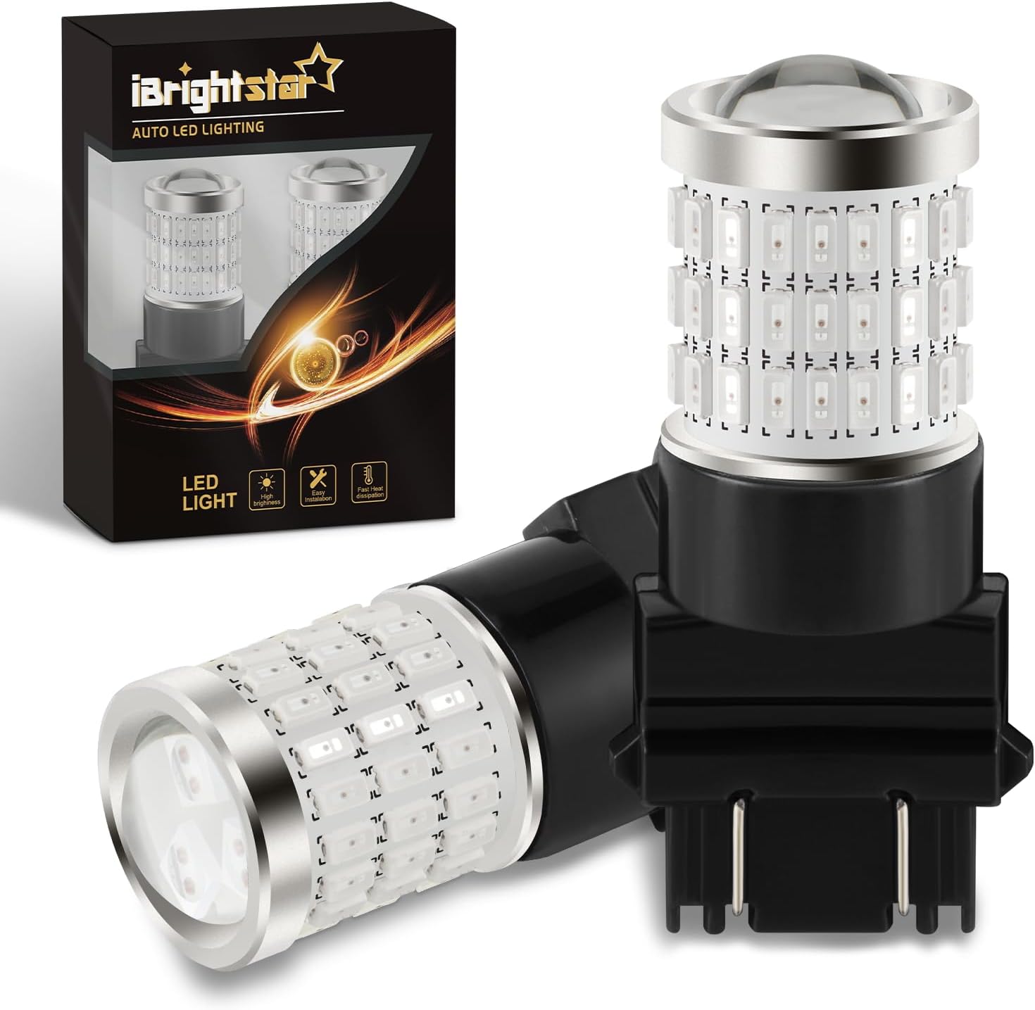 iBrightstar 3157 LED Bulb Red, 3057 LED Brake Lights