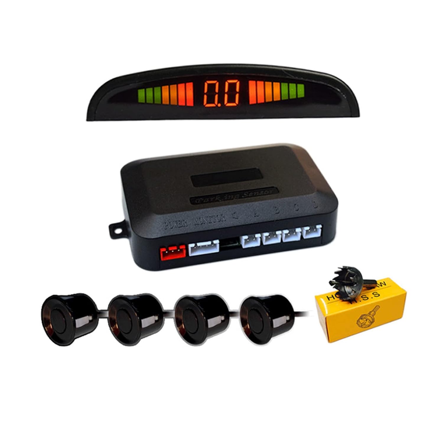 Car Parking sensors,4 Reverse Backup Parking sensors kit