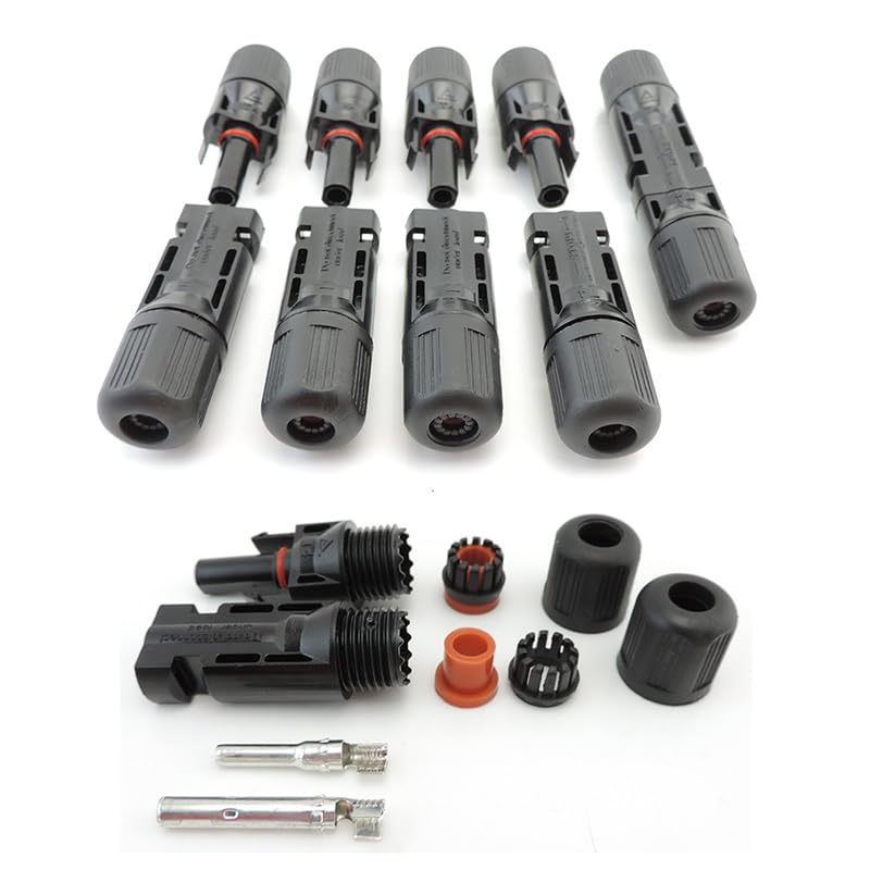 Solar Panel Power Supply Connector Plug Cable Male Female Connectors