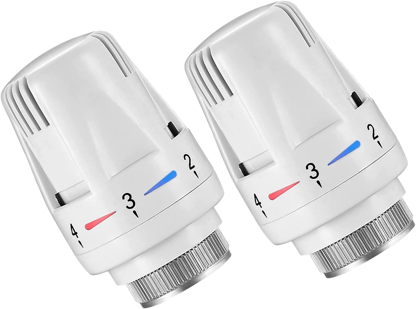 2 Pcs Thermostatic Radiator Temperature Control Heads