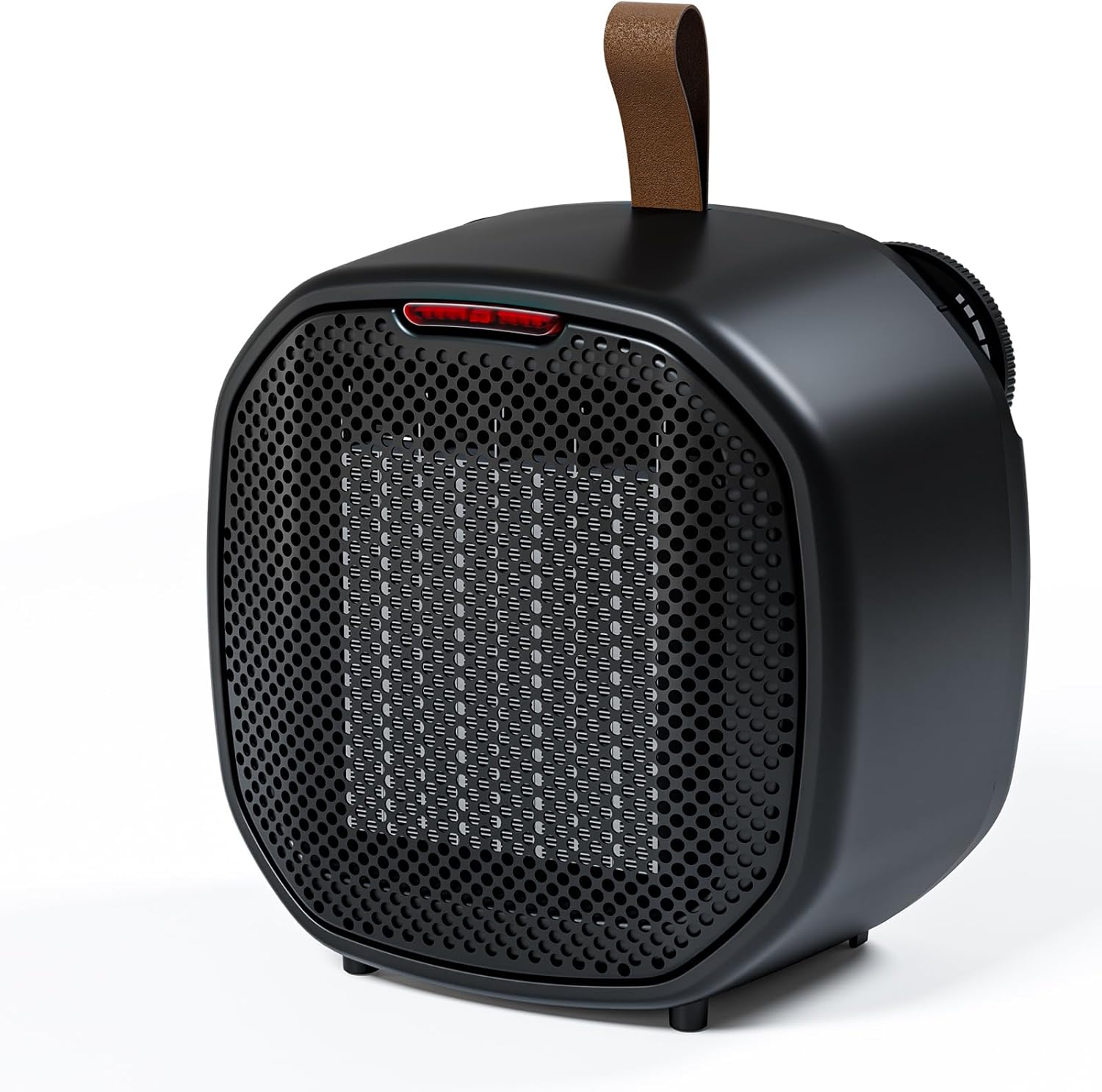 1200W Portable Space Heater, 2 Heat Settings (600W/1200W) with 3 Modes (Fan/Low/High)
