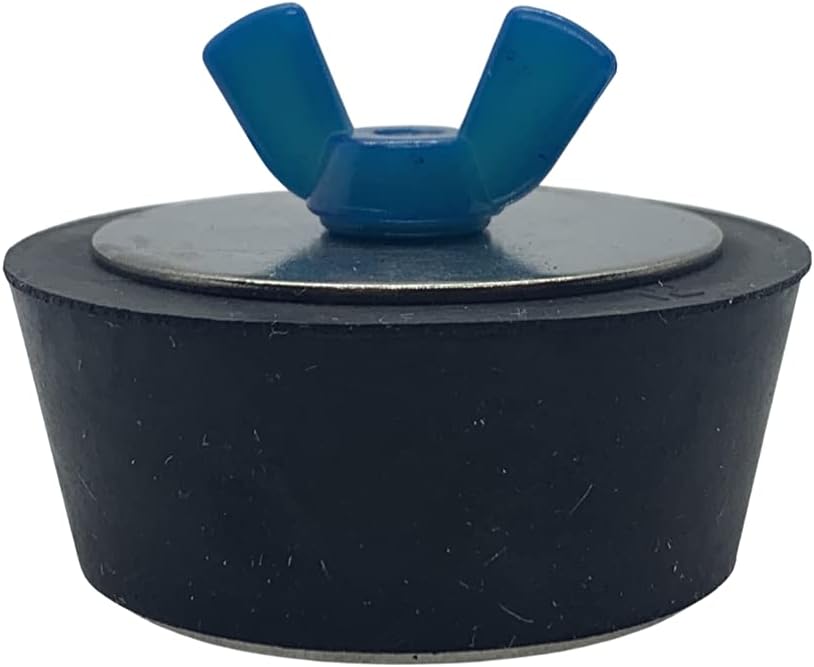 2 Inch Rubber Compression Winter Plug with Steel Top (3 Pack)