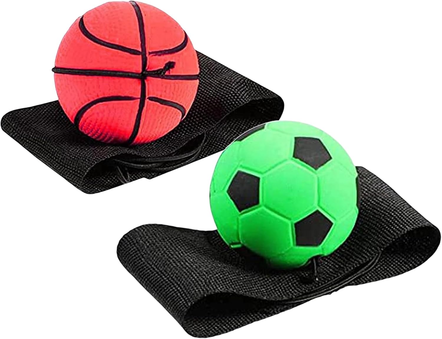 2 Pcs Wrist Return Ball with Wrist Strap