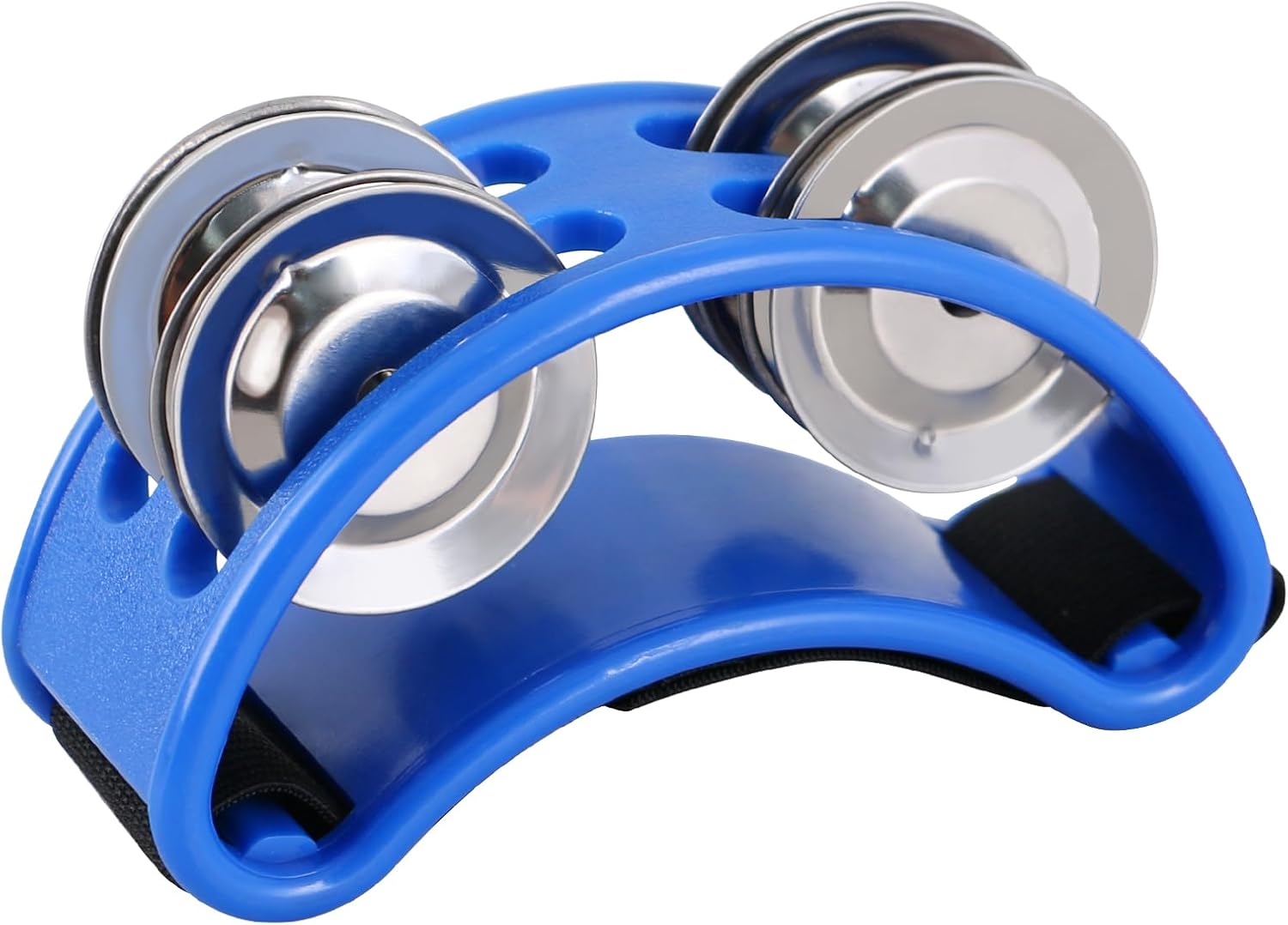 Foot Tambourine with Steel Jingle Bells for Musical Percussion