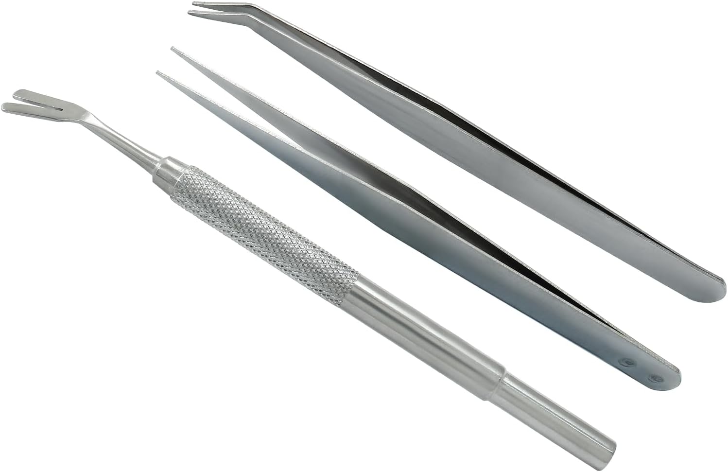 3-Piece Stainless Steel Tick Removal Tool Set for Pets