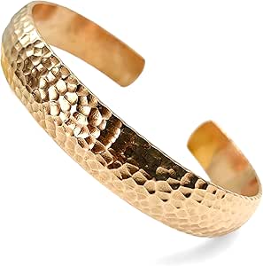 Hand Forged Copper Adjustable Wrist Bracelet