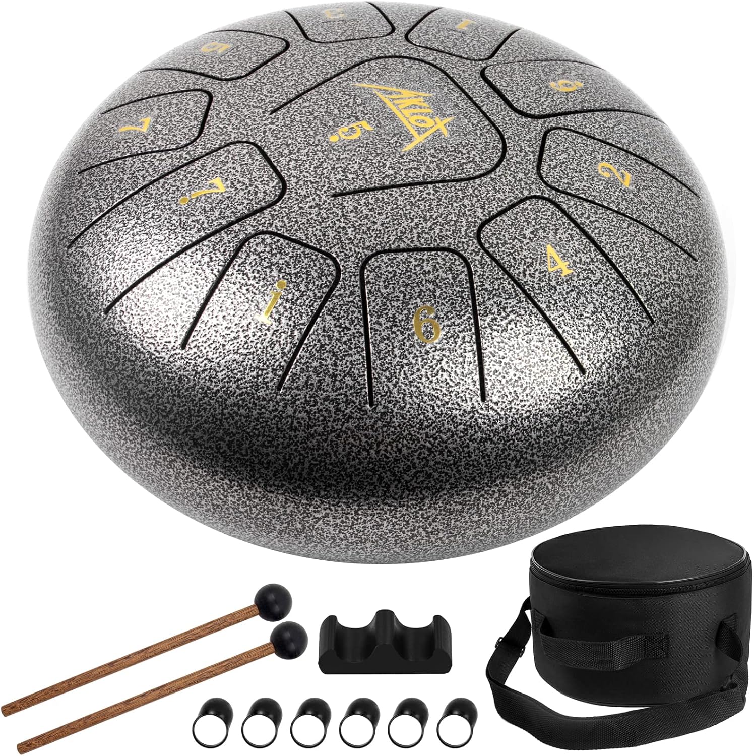 Steel Tongue Drum 10 Inch 11 Notes C Key Percussion Kit