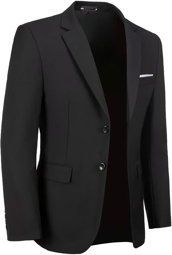 Mens Suit Jackets Casual Two Button Slim Fit Blazers Suit