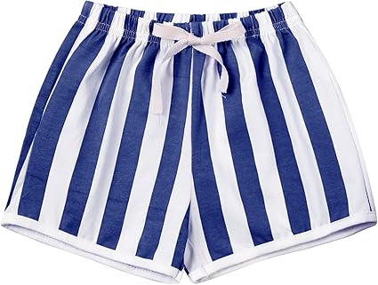 Baby Striped Drawstring Shorts