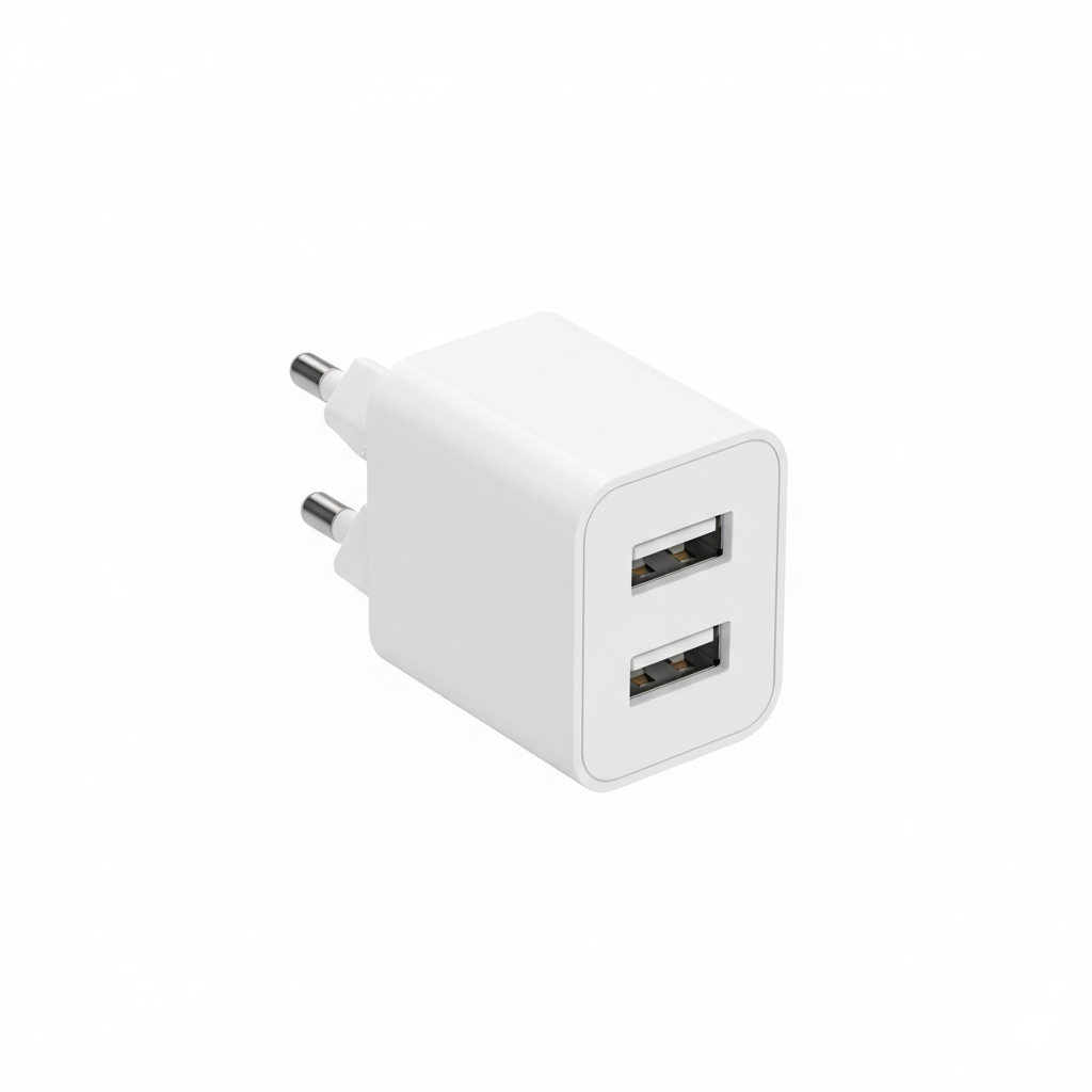 Dual Port USB Wall Charger Adapter